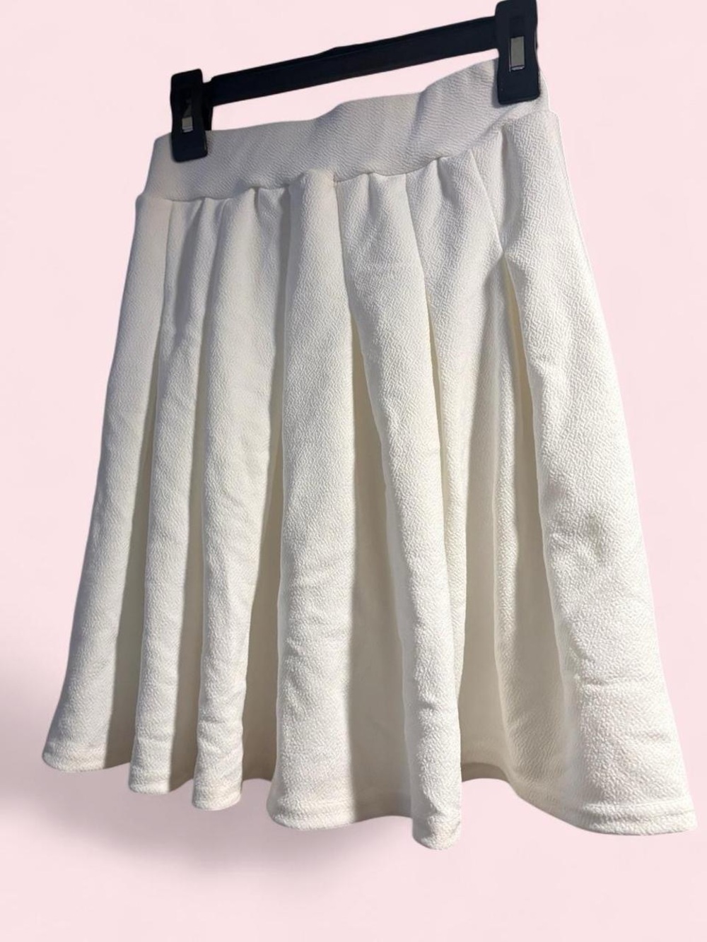 White Pleated Tennis Skirt
